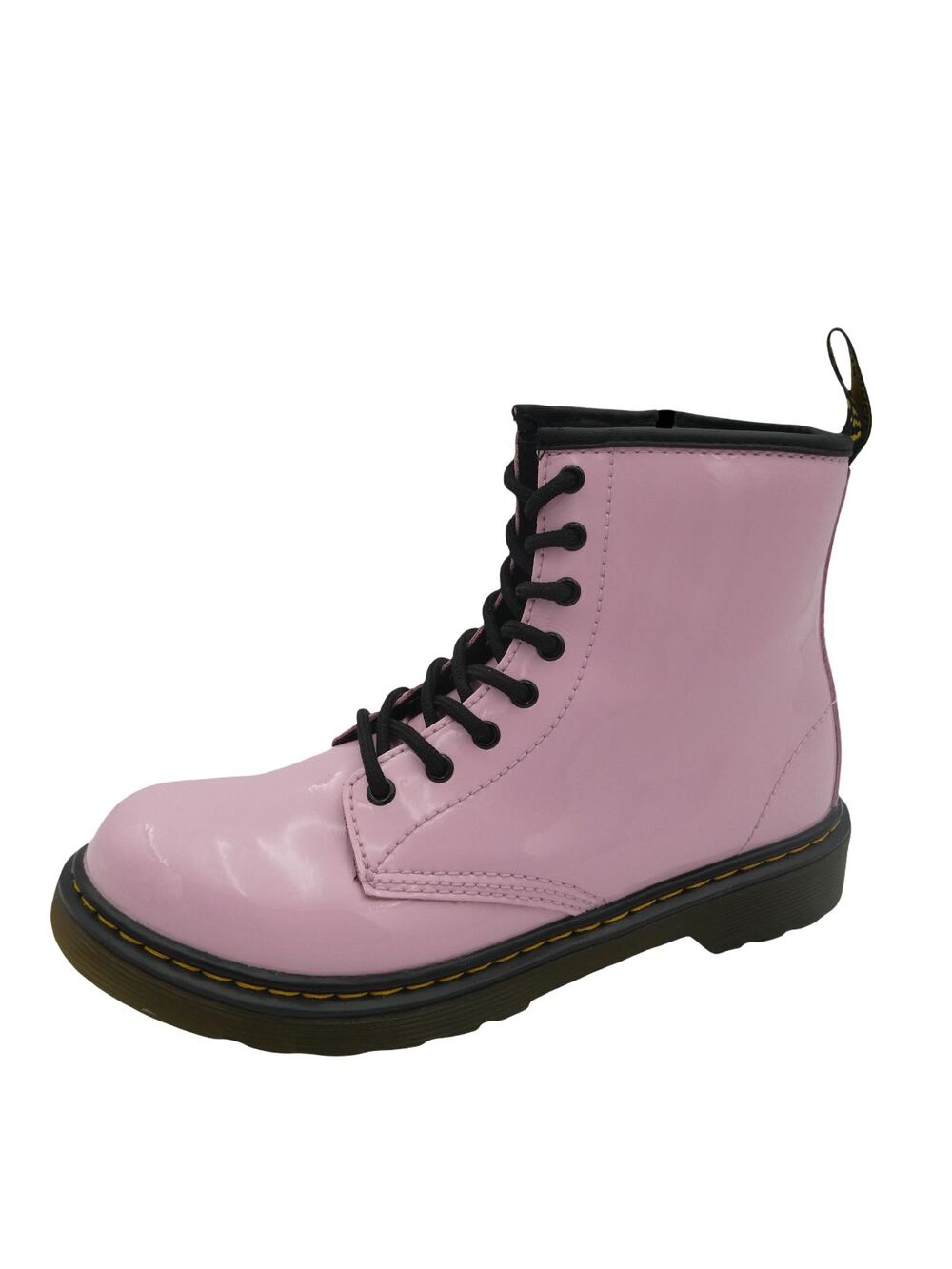 Dr. Martens 1460 J Youth Women's 5 Pink Patent Combat Boots Lace Up